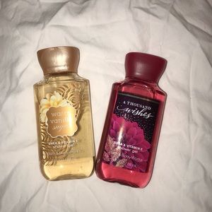 🌼 bath & body works shower gel bundle